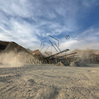 Stationäre Hartgestein-Granit-Kieselbrecheranlage 150-200t/h Sand- und Aggregatproduktionslinie 1 Jahr Garantie