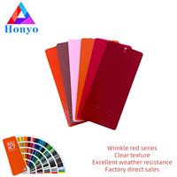 Revêtement en poudre acrylique durable à texture froissée pour surfaces métalliques
