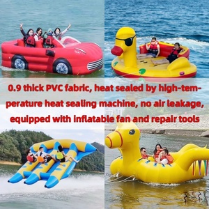 Giochi Acquatici Gonfiabili in PVC da 0,9 mm per Adulti, Attrezzatura Speciale per Parchi Acquatici Galleggianti, Trainabili da Auto o Motoscafo - Product Image 2