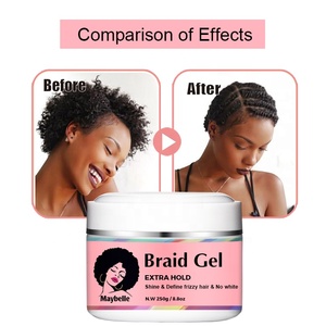 Private Label Custom Hair moulding <span class=keywords><strong>Gel</strong></span> Extra Edge Control <span class=keywords><strong>Gel</strong></span> <span class=keywords><strong>per</strong></span> intrecciare a tenuta forte No White 4c Hair Edge Control - Product Image 6
