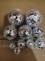 Décorations de gâteau boule disco, ensemble de décoration de gâteau sur le thème des boules de Noël disco avec des boules miroir, fournitures pour fête d'anniversaire