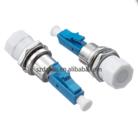 Adaptor Serat Optik DAMU LC/UPC ke FC/UPC Singlemode 1260-1650nm Tahan Lama 1000 Flange Coupler untuk Jaringan FTTH/FTTB/FTTX