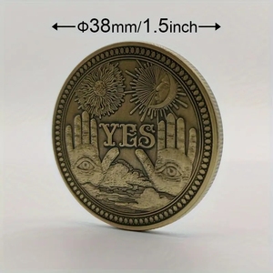 Có/Không Có Quyết định Vàng Đồng Xu Thách Thức Đồng Xu Lòng Thương Xót Đồng Xu, Bói Toán Lật Đồng Xu May Mắn Đồng Xu Kim Loại, Đảng Trò Chơi Nguồn Cung Cấp - Product Image 2