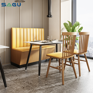 Meubles de restaurant en gros, banquettes de café, ensembles de canapés à dossier haut, meubles de <span class=keywords><strong>bar</strong></span> en <span class=keywords><strong>bois</strong></span>, meubles de boîte de nuit - Product Image 5