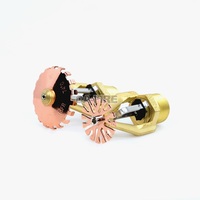 ESFR-202 242 363 Sprinkler d'extinction rapide à réponse rapide 68 ℃   74 ℃   Pompe à incendie verticale en laiton pour entrepôt