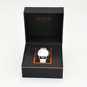 Boux Original <b>Watch</b> Box Rectangle 13.5x13.5x8.5cm Integrated Display Gift Storage <b>Case</b> - Product Image 2