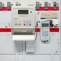 Clavier triphasé CT STS DLMS Compteur d'énergie prépayé à jeton conforme avec CIU et communication RF/LORA/PLC