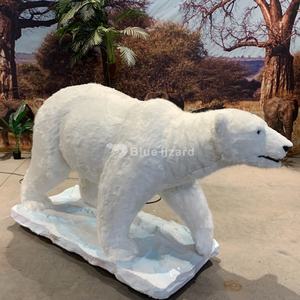 Animal animatronique d'intérieur personnalisé ours polaire réaliste modèle animal arctique pour les parcs à thème de glace Zoos <span class=keywords><strong>Film</strong></span> - Product Image 5