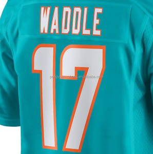 Versand bereit Tyreek Hill Aqua Beste Qualität Genähtes American Football Trikot - Product Image 2