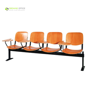 Silla de Banco de espera pública de oficina de 4 plazas de aleación de aluminio de aeropuerto moderno - Product Image 2