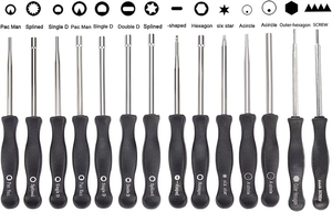 Kit de 14 outils de nettoyage de carburateur avec tournevis pour réglage de carburateur 2 temps, kit d'outils de réglage de carburateur pour petits moteurs - Product Image 3