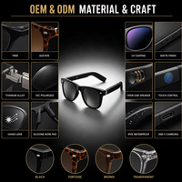Lunettes Intelligentes IA avec Écouteurs Intégrés, Lunettes de Soleil, Lecture Musicale, Étanchéité IP54, Longue Autonomie, Lunettes IA