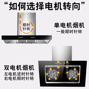 Moteur de hotte aspirante à double roulement en cuivre haute puissance pour usage domestique, moteur simple/double avec une forte puissance d'aspiration, accessoires universels - Product Image 3