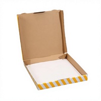 Boîtes d'emballage pour pizzas, boîtes à lunch en carton ondulé personnalisées, emballages alimentaires recyclables pour pizzas avec logo personnalisé, livraison rapide