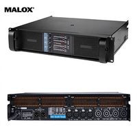 MALOX FP10000Q/FP14000 Altavoces y Subwoofers de Audio Profesionales de 4 Canales y 10000 W para Madera y Metal, para Espectáculos en Vivo y DJ