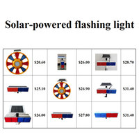 Lampe de signalisation routière solaire à LED haute intensité avec revêtement en film prismatique transparent pour une gestion efficace du trafic - Zhejiang