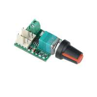DC 12-24V 1.5A Pengatur Kecepatan Kipas 4-Kabel Dua Saluran, Pengontrol Kecepatan PWM, Perlindungan Polaritas Terbalik, Layar LED