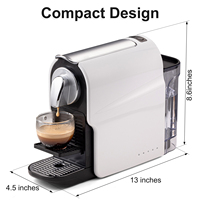 Machine électrique compacte à dosettes expresso pour la maison et pour les dosettes expresso originales 20 bars cafetière à capsules à pompe haute pression