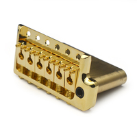Jembatan Tremolo Presisi Tinggi CNC untuk Gitar Elektrik Gaya PRS 52.5mm Kuningan Padat Penuh 6 Sekrup Jembatan Tremolo