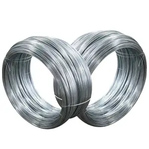 BWG 16 20 ferro galvanizado para serviço pesado, fabricante de fio de ligação de vergalhões de aço e metal revestido de nylon