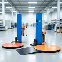 Enrouleur automatique de film étirable de haute qualité avec tension de film réglable pour l'emballage de marchandises
