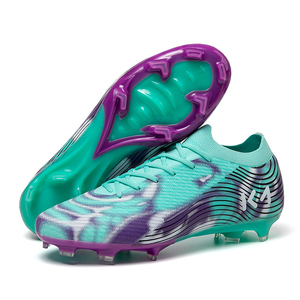 Chaussures de football personnalisées OEM ODM pour jeunes, style coupe basse FG, unisexe, antidérapantes, résistantes à l'usure, pour l'entraînement et la compétition en plein air - Product Image 4