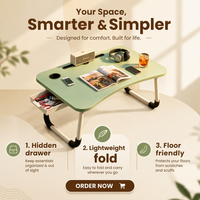 Table d'étude pour enfants, table pliante pour lit, bureau de lit pour étudiants, table d'étude pour enfants, petite table de lit, table pour ordinateur portable
