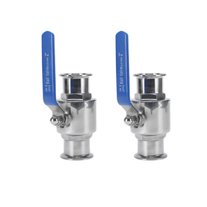 Vanne à boisseau sphérique sanitaire en acier inoxydable sur mesure, type Tri-Clamp A270, finition polie Q81F, fabricant de vannes à boisseau sphérique 316/316 - Product Image 2