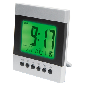 Thiết Kế Đơn Giản Âm Thanh Điều Khiển Đèn Nền Kỹ Thuật Số Bảng Hoặc Tường Đồng Hồ Báo Thức Với Bộ Đếm Thời Gian Lịch Tuần Nhiệt Độ Cho Bé Phòng - Product Image 5