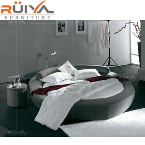 2020 Vendita calda design Moderno tessuto comodo rotante <span class=keywords><strong>letto</strong></span> rotondo <span class=keywords><strong>letto</strong></span> queen size - Product Image 2