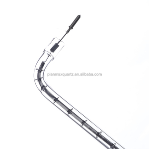 X Loại kim loại Clip 3600W trắng lớp phủ nóng đèn thạch anh hồng ngoại sưởi ấm đèn <span class=keywords><strong>Halogen</strong></span> Nhiệt Đèn - Product Image 2