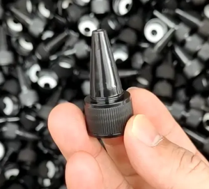 <span class=keywords><strong>Cosmo</strong></span> Vòng 8oz 12oz 16oz Pet nhựa tóc chai dầu nắp cho Blush Mặt nạ tóc giả lông mi giả hổ phách đen bóp thiết kế - Product Image 5