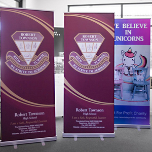 Banner de desplazamiento interior ecológico personalizado, banner de desplazamiento de una y doble cara, soporte de banner de desplazamiento retráctil de aluminio - Product Image 5