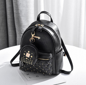 Retro Women <b>Backpacks</b> Teenage Girls Fashion PU Leather School Bag - Product Image 6