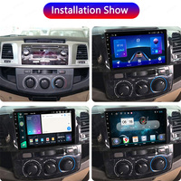 Autoradio Android pour Toyota Fortuner 2004-2015 Toyota Hilux 2004-2016 Navigation GPS WIFI BT Unité principale sans lecteur DVD