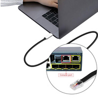 Câble de console FTDI FT232R USB RS232 série vers RJ45 pour les routeurs Cisco Console Port Cis co 1000, 1600, 2500, 2600 et 3600