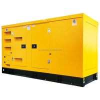 120kW 150kW 160kW 180kW 200kW Genset Diesel Portabel Tipe Silent dengan Mesin Weichai, ATS 3 Fasa 4 Kawat