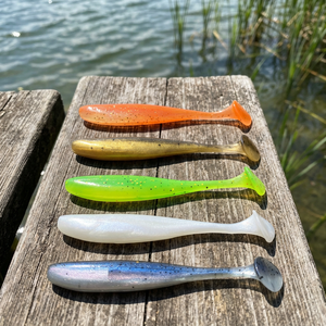 Señuelo de Pesca de Plástico Suave TPE de 4cm-12cm, 8 Colores, Cebo Suave para Pesca de Salmón en Agua Dulce y Lagos, Venta al Por Mayor - Product Image 3