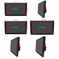 Autoradio double DIN Carplay Oto Teyp 7 9 10 pouces, autoradio Android, navigation FM Q92, lecteur DVD de voiture
