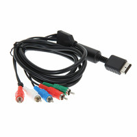 Câble vidéo-audio RCA AV composant HD 1.8M 6FT pour SONY Playstation 2 3 PS2 PS3 jeu mince HDTV Audio vidéo 5 ligne de cordon RCA