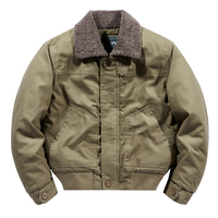 Cachemire pour hommes décontracté personnalisé col épaissi manteau rembourré en coton veste en cachemire ample