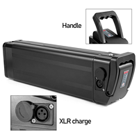 Batterie de vélo électrique au lithium 24V 36V 48V 52V 10Ah 15Ah 20Ah 25Ah 30Ah 35Ah, cellules 21700, type Sliverfish, pour tube de selle OEM, compatible avec le vélo électrique Urlife Step Bike