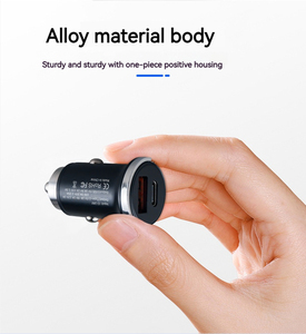 Vô hình mini kéo vòng siêu nhanh Sạc 45W sạc xe hơi hợp kim kẽm pd45w/QC3.0 sạc nhanh đa chức năng sạc nhanh - Product Image 2