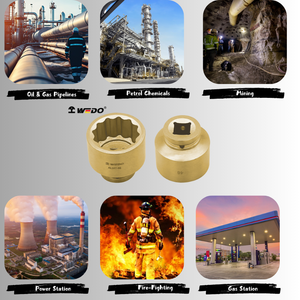 Wedo Đức DIN tiêu chuẩn ATEX không phát ra tia lửa <span class=keywords><strong>3</strong></span>/<span class=keywords><strong>4</strong></span> "tác động ổ cắm - Product Image 4