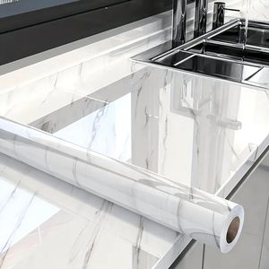 ORON <span class=keywords><strong>Wallpaper</strong></span> Vinyl Tempel Sendiri yang Laris Manis, <span class=keywords><strong>Wallpaper</strong></span> Dinding 3D Motif Marmer untuk Dinding, Ukuran 23.5 Inci X 196.7 Inci - Product Image 3