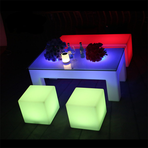 <span class=keywords><strong>Table</strong></span> de <span class=keywords><strong>bar</strong></span> extérieure moderne en plastique avec barre lumineuse LED à 16 couleurs changeantes, étanche IP65, pour appartement, <span class=keywords><strong>bar</strong></span> à domicile et hôtel - Product Image 4