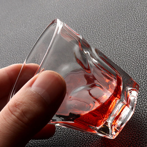 <span class=keywords><strong>Verre</strong></span> à whisky personnalisé en gros avec logo, impression par sublimation striée de 2 à 3 oz - Product Image 2