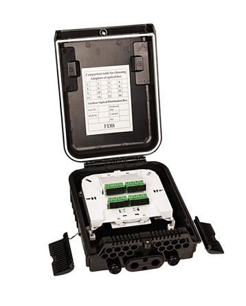 16-Core Used Fiber Optic Distribution Box with PLC Splitter for FTTH for Wi-Fi Network Terminal