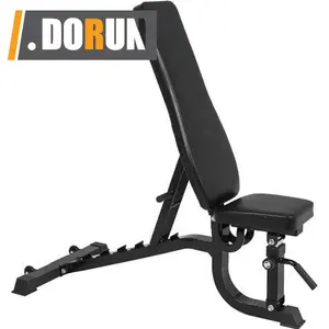 Adjustable <strong>Weight</strong> <strong>Bench</strong> Version - <strong>Folding</strong> Incline Exercise <strong>Bench</strong> <strong>with</strong> Extra-Wide Backrest - Pre-Assembled for Easy Setup - Product Image 1