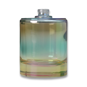 Botella de vidrio de Perfume de crimpado Premium de lujo vacía, cilindro redondo, botellas de Spray de fragancia recargables artesanales coloridas - Product Image 1